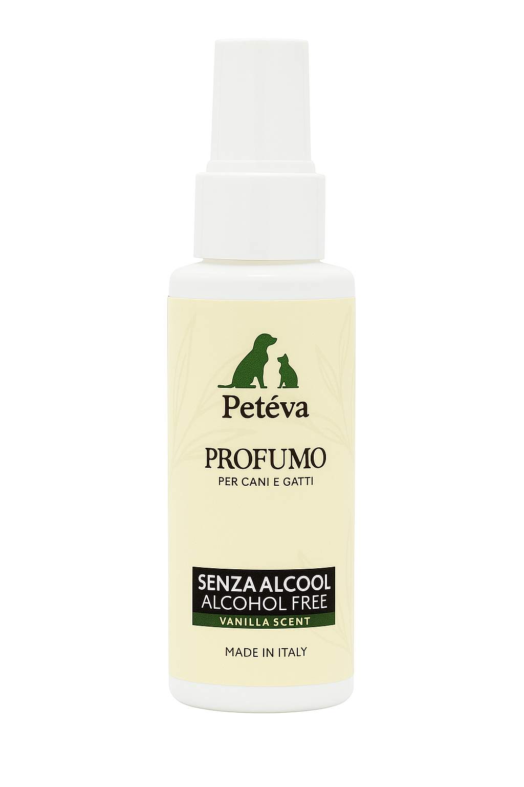 Profumo Naturale per Cani e Gatti alla Vaniglia 100 ml - Senza Alcool | Petéva