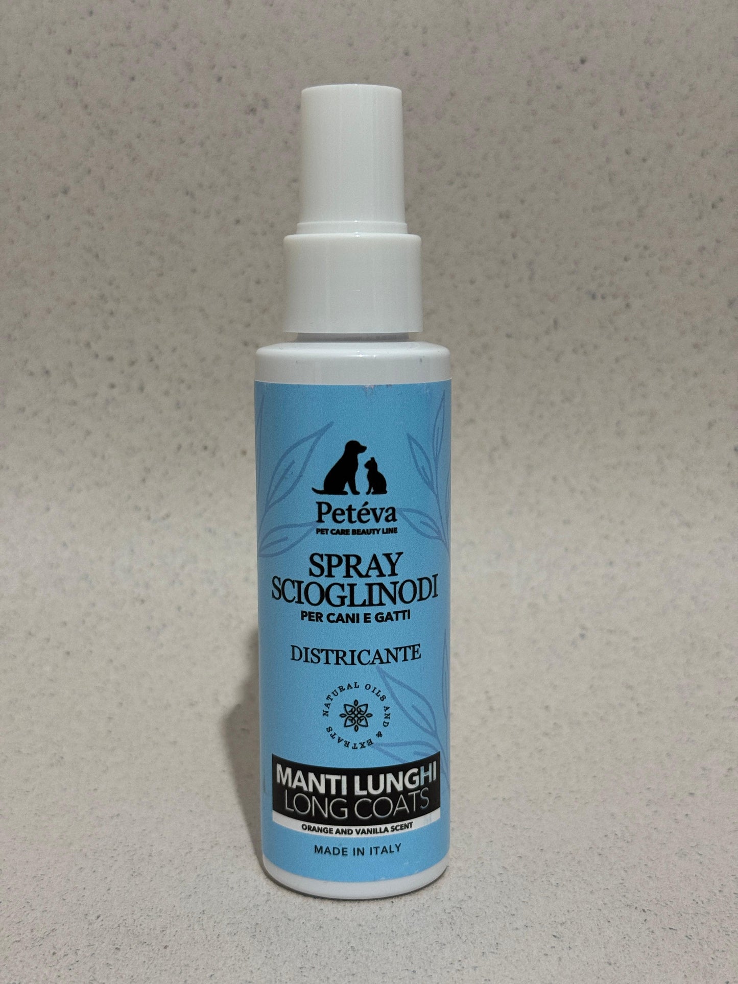 Spray Scioglinodi Districante per Cani e Gatti 200 ml - Aloe Vera e Grano | Petéva
