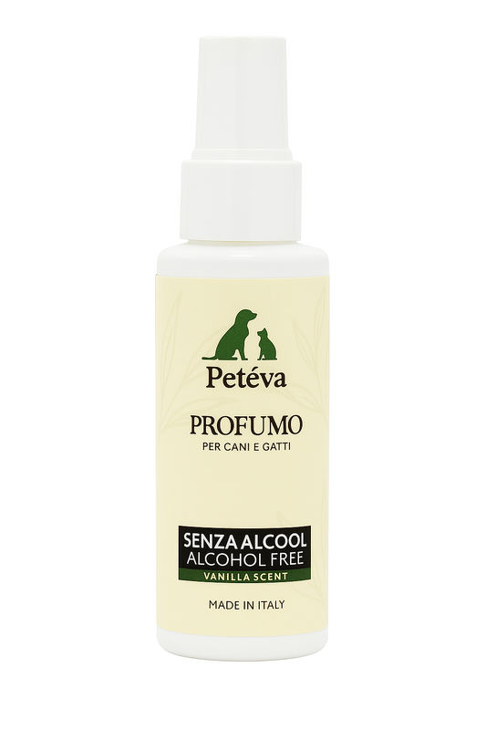 Profumo Naturale per Cani e Gatti alla Vaniglia 100 ml - Senza Alcool | Petéva